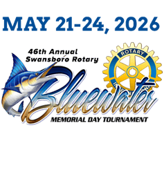 Swansboro Rotary Bluewater Tournament logo